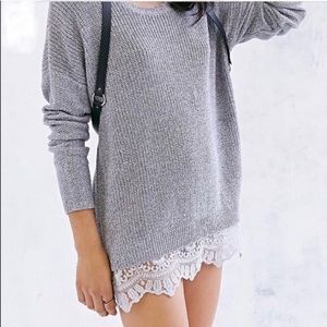 Pins & needles (urban outfitters) gray sweater